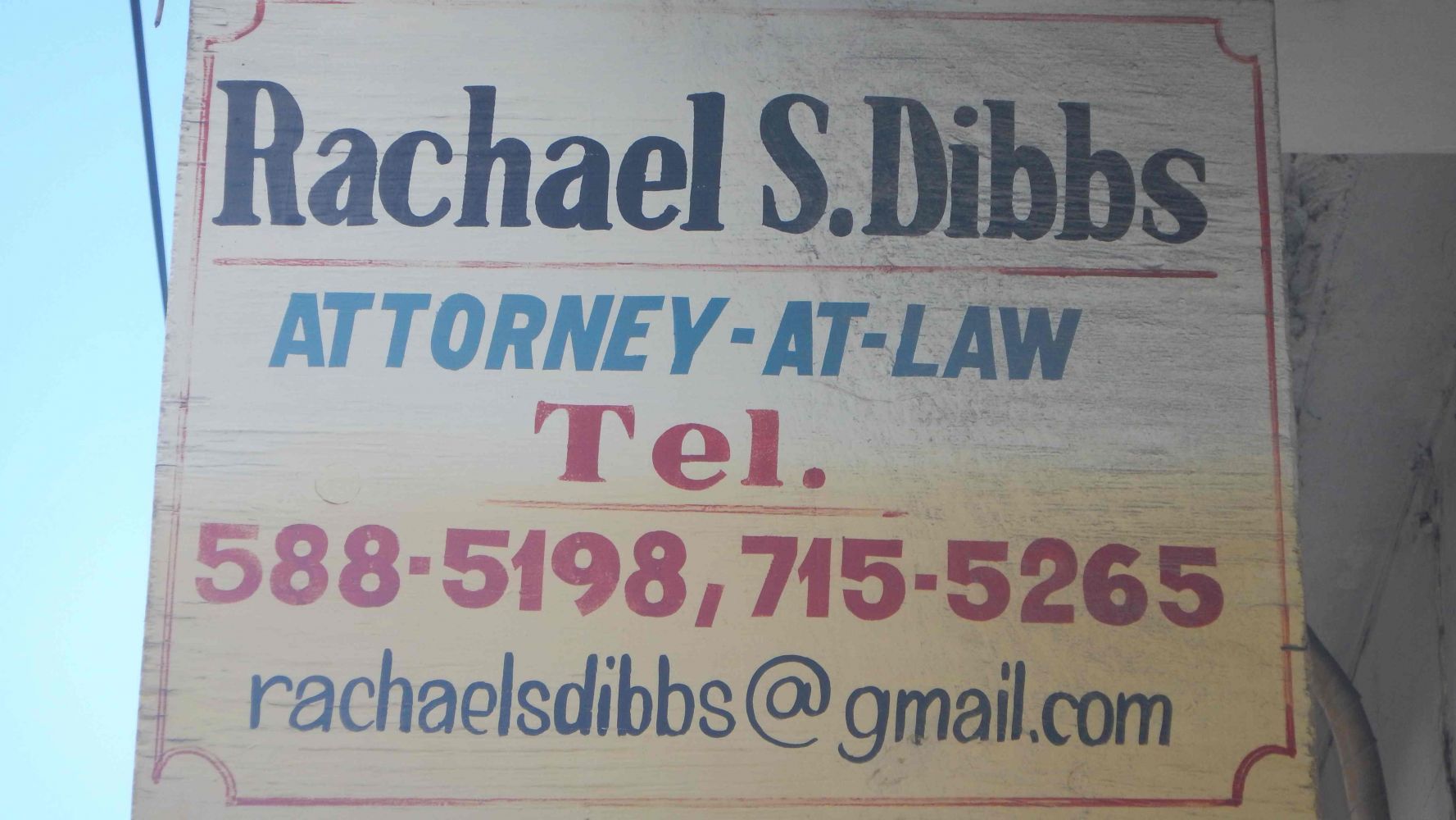 Rachel Dibbs Attorney at Law Port Antonio Portland Jamaica